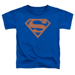 Superman Blue & Orange Shield - Toddler T-Shirt Toddler T-Shirt Superman   