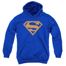 Superman Blue & Orange Shield - Youth Hoodie Youth Hoodie (Ages 8-12) Superman   