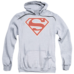 Superman Crimson & Cream Shield - Pullover Hoodie Pullover Hoodie Superman   