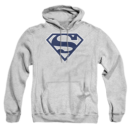 Superman Navy & White Shield - Pullover Hoodie Pullover Hoodie Superman   