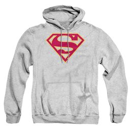 Superman Red & Gold Shield - Pullover Hoodie Pullover Hoodie Superman   