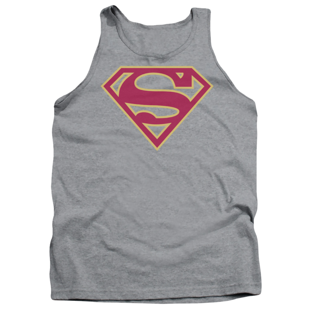 Superman Red & Gold Shield - Men's Tank Top Men's Tank Superman   