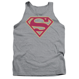 Superman Red & Gold Shield - Men's Tank Top Men's Tank Superman   