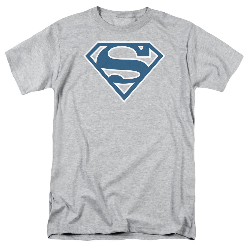 Superman Blue & White Shield - Men's Regular Fit T-Shirt Men's Regular Fit T-Shirt Superman   