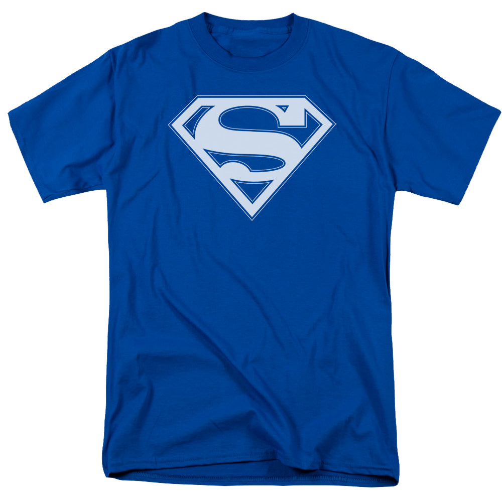 Superman Blue & White Shield - Men's Regular Fit T-Shirt Men's Regular Fit T-Shirt Superman   