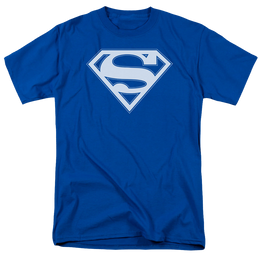 Superman Blue & White Shield - Men's Regular Fit T-Shirt Men's Regular Fit T-Shirt Superman   