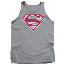 Superman Red & White Shield - Men's Tank Top Men's Tank Superman   