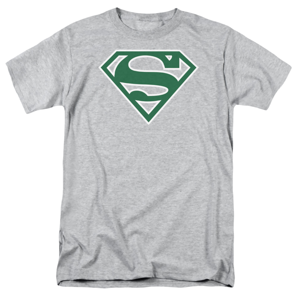 Superman Green & White Shield - Men's Regular Fit T-Shirt Men's Regular Fit T-Shirt Superman   