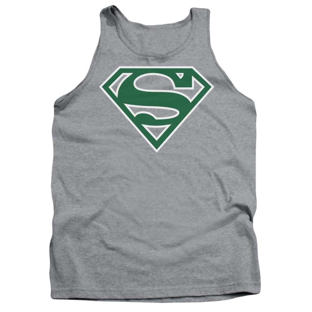Superman Green & White Shield - Men's Tank Top Men's Tank Superman   