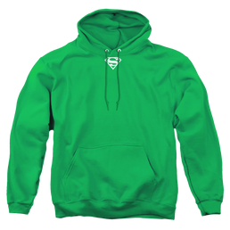 Superman Green White Shield Pullover Hoodie - Main Image