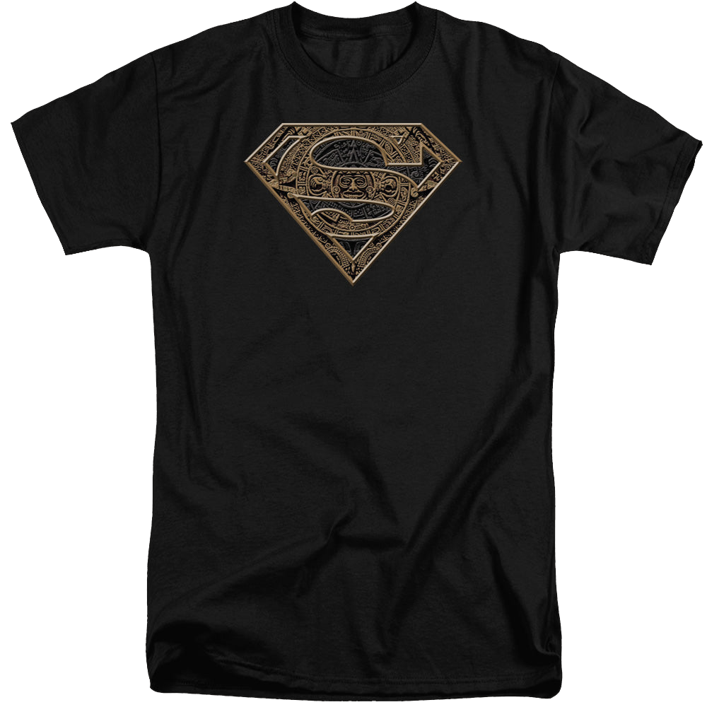 Superman Aztec Shield - Men's Tall Fit T-Shirt Men's Tall Fit T-Shirt Superman   