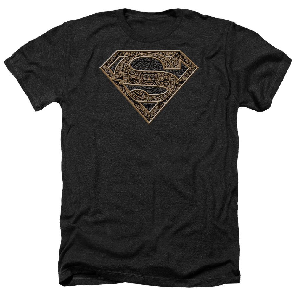 Superman Aztec Shield - Men's Heather T-Shirt Men's Heather T-Shirt Superman   