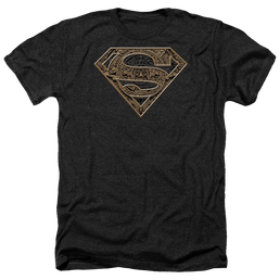 Superman Aztec Shield - Men's Heather T-Shirt Men's Heather T-Shirt Superman   