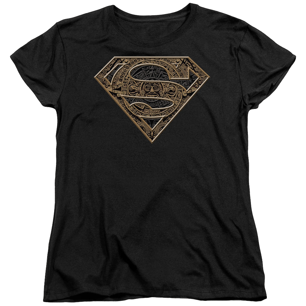 Superman Aztec Shield - Women's T-Shirt Women's T-Shirt Superman   