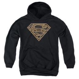 Superman Aztec Shield - Youth Hoodie Youth Hoodie (Ages 8-12) Superman   
