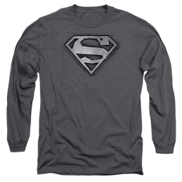 Superman Duct Tape Shield - Men's Long Sleeve T-Shirt Men's Long Sleeve T-Shirt Superman   
