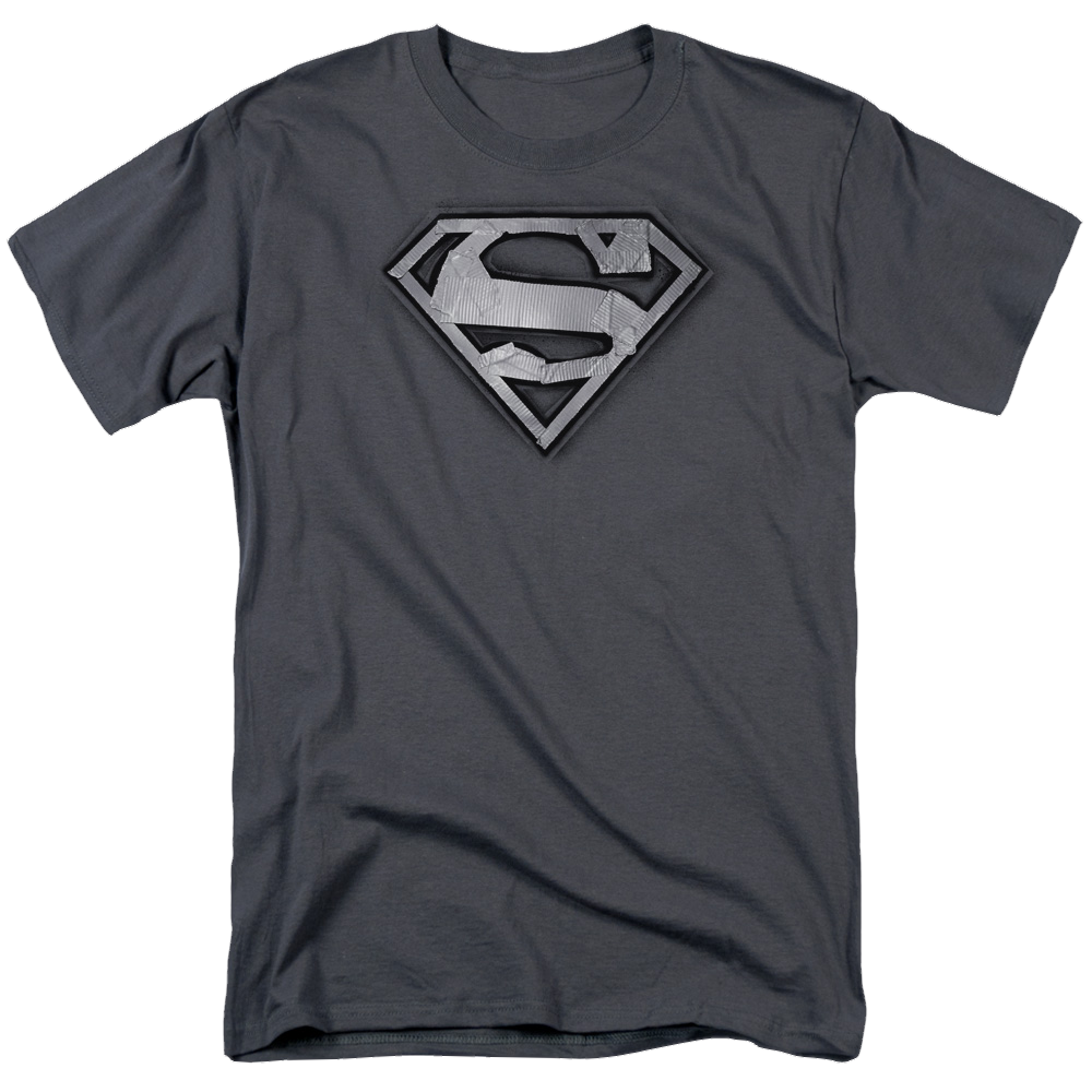 Superman Duct Tape Shield - Men's Regular Fit T-Shirt Men's Regular Fit T-Shirt Superman   