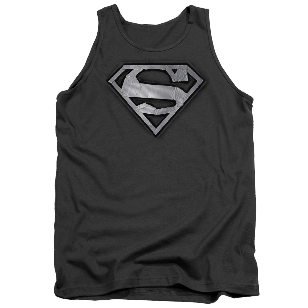 Superman Duct Tape Shield - Men's Tank Top Men's Tank Superman   