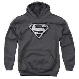 Superman Duct Tape Shield - Youth Hoodie Youth Hoodie (Ages 8-12) Superman   