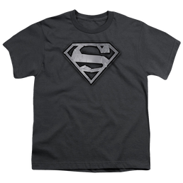 Superman Duct Tape Shield - Youth T-Shirt Youth T-Shirt (Ages 8-12) Superman   