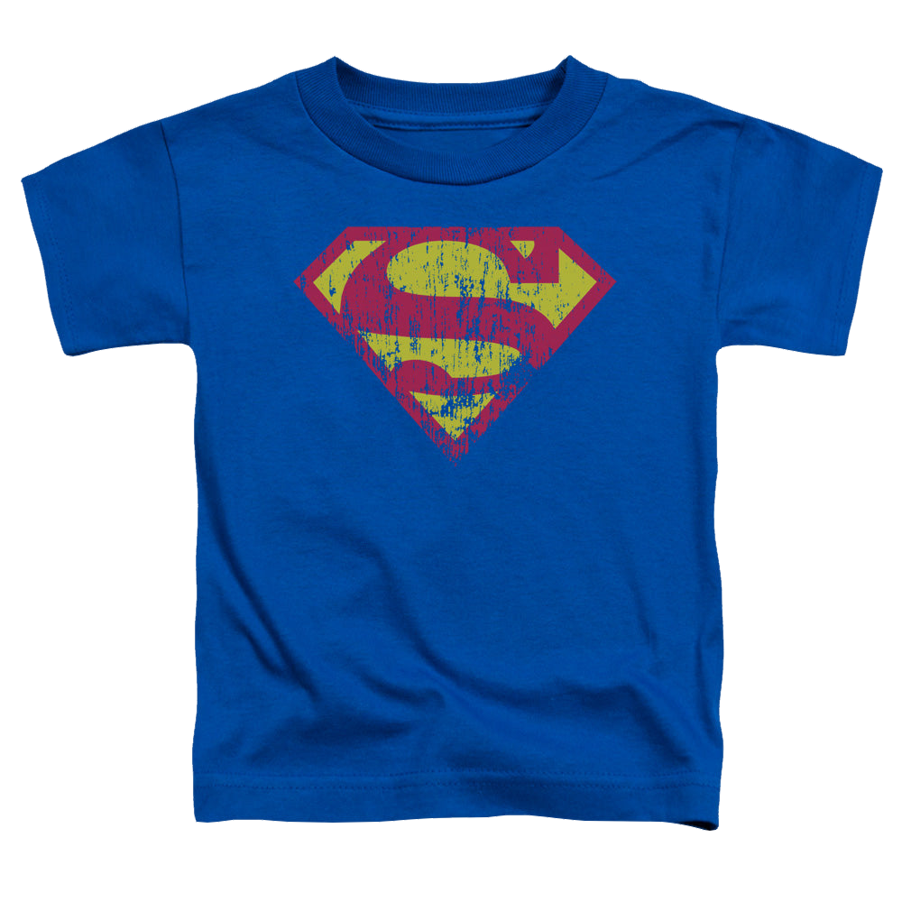 Superman Classic Logo Distressed - Toddler T-Shirt Toddler T-Shirt Superman   