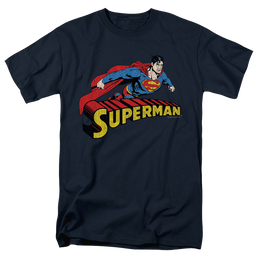 Superman Flying Over - Men's Regular Fit T-Shirt Men's Regular Fit T-Shirt Superman   