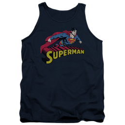 Superman Flying Over - Men's Tank Top Men's Tank Superman   