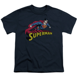 Superman Flying Over - Youth T-Shirt Youth T-Shirt (Ages 8-12) Superman   
