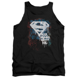 Superman Real Heroes Never Die - Men's Tank Top Men's Tank Superman   