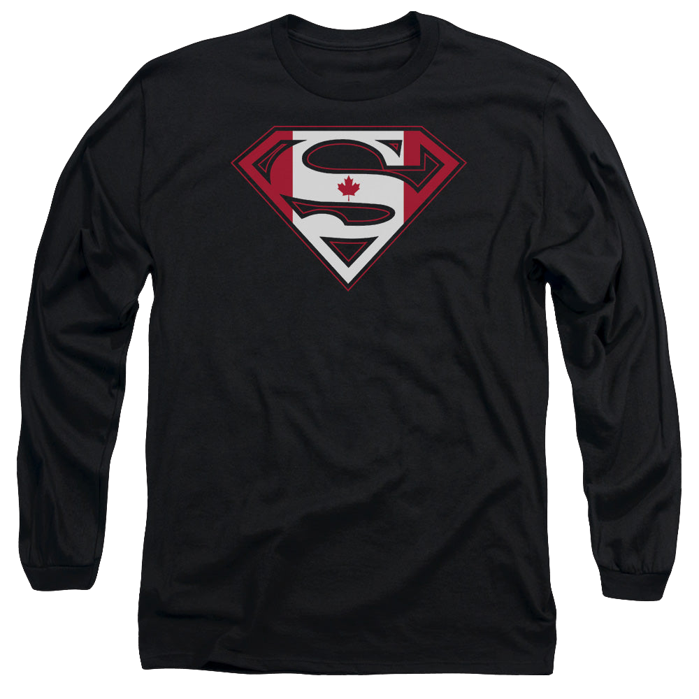 Superman Canadian Shield - Men's Long Sleeve T-Shirt Men's Long Sleeve T-Shirt Superman   