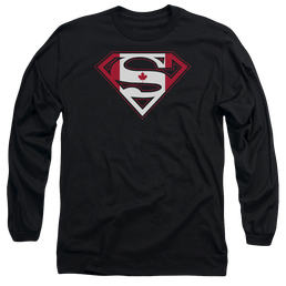 Superman Canadian Shield - Men's Long Sleeve T-Shirt Men's Long Sleeve T-Shirt Superman   