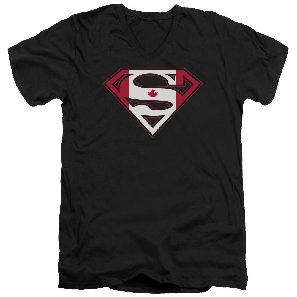 Superman Canadian Shield - Men's V-Neck T-Shirt Men's V-Neck T-Shirt Superman   