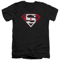 Superman Canadian Shield - Men's V-Neck T-Shirt Men's V-Neck T-Shirt Superman   