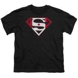 Superman Canadian Shield - Youth T-Shirt Youth T-Shirt (Ages 8-12) Superman   