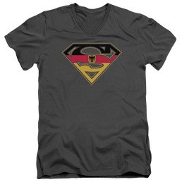 Superman German Shield - Men's V-Neck T-Shirt Men's V-Neck T-Shirt Superman   