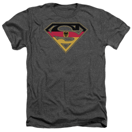 Superman German Shield - Men's Heather T-Shirt Men's Heather T-Shirt Superman   