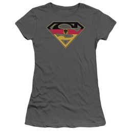 Superman German Shield - Juniors T-Shirt Juniors T-Shirt Superman   