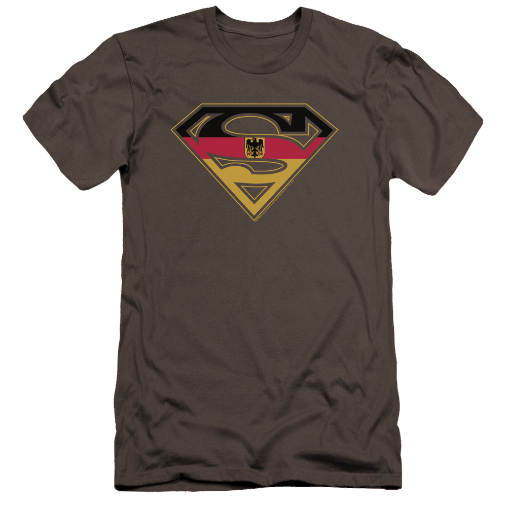 Superman German Shield - Men's Premium Slim Fit T-Shirt Men's Premium Slim Fit T-Shirt Superman   