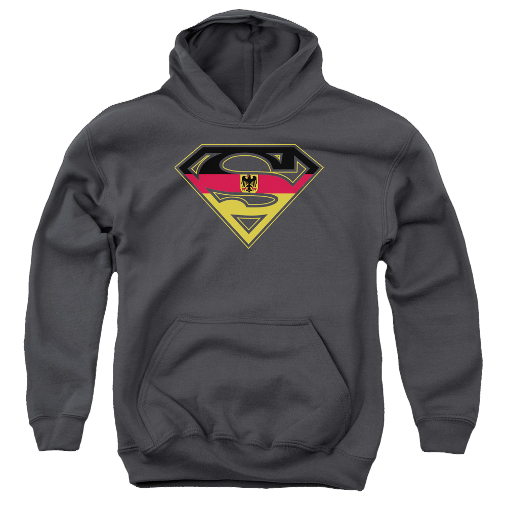 Superman German Shield - Youth Hoodie Youth Hoodie (Ages 8-12) Superman   