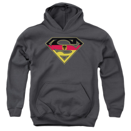 Superman German Shield - Youth Hoodie Youth Hoodie (Ages 8-12) Superman   