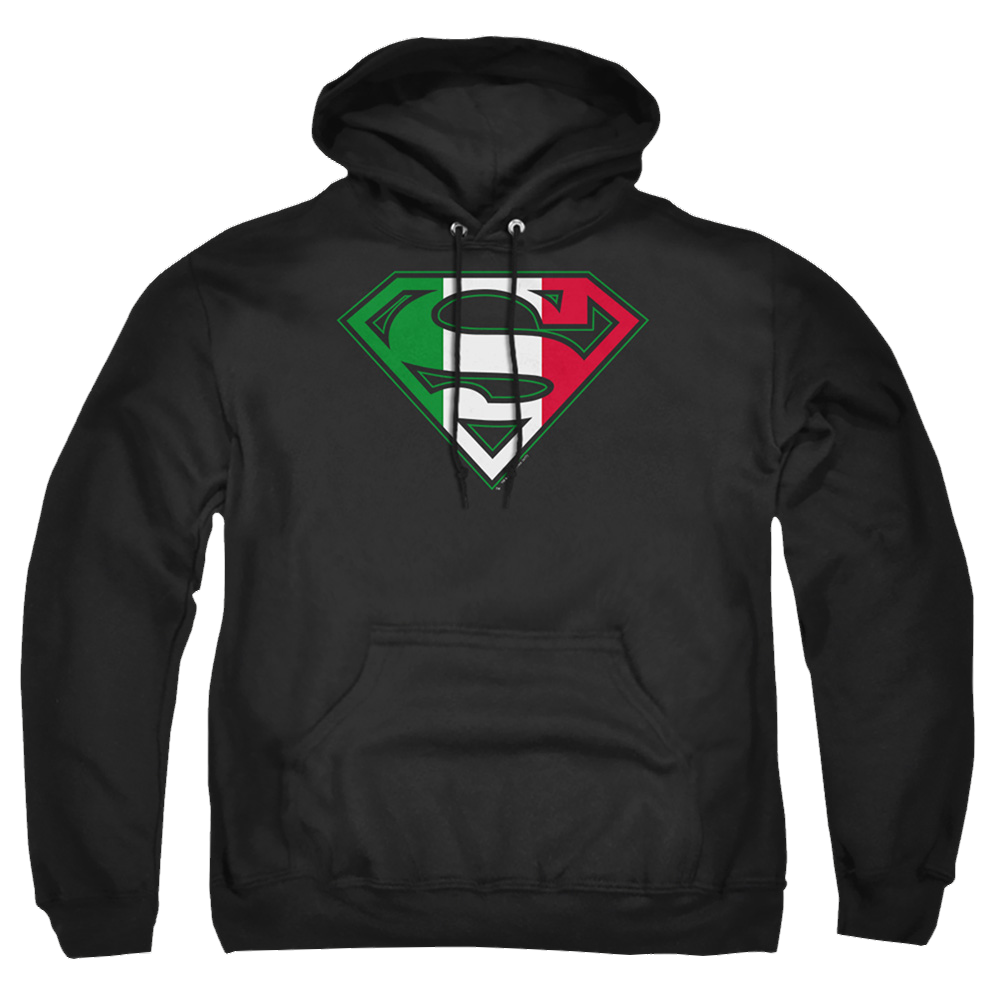 Superman Italian Shield - Pullover Hoodie Pullover Hoodie Superman   