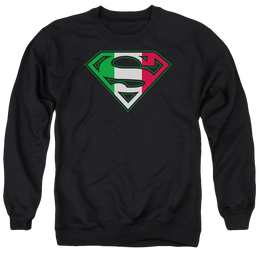 Superman Italian Shield - Men's Crewneck Sweatshirt Men's Crewneck Sweatshirt Superman   