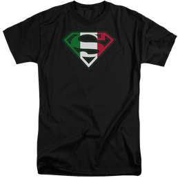 Superman Italian Shield - Men's Tall Fit T-Shirt Men's Tall Fit T-Shirt Superman   