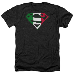 Superman Italian Shield - Men's Heather T-Shirt Men's Heather T-Shirt Superman   