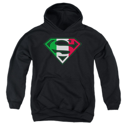 Superman Italian Shield - Youth Hoodie Youth Hoodie (Ages 8-12) Superman   