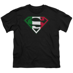 Superman Italian Shield - Youth T-Shirt Youth T-Shirt (Ages 8-12) Superman   