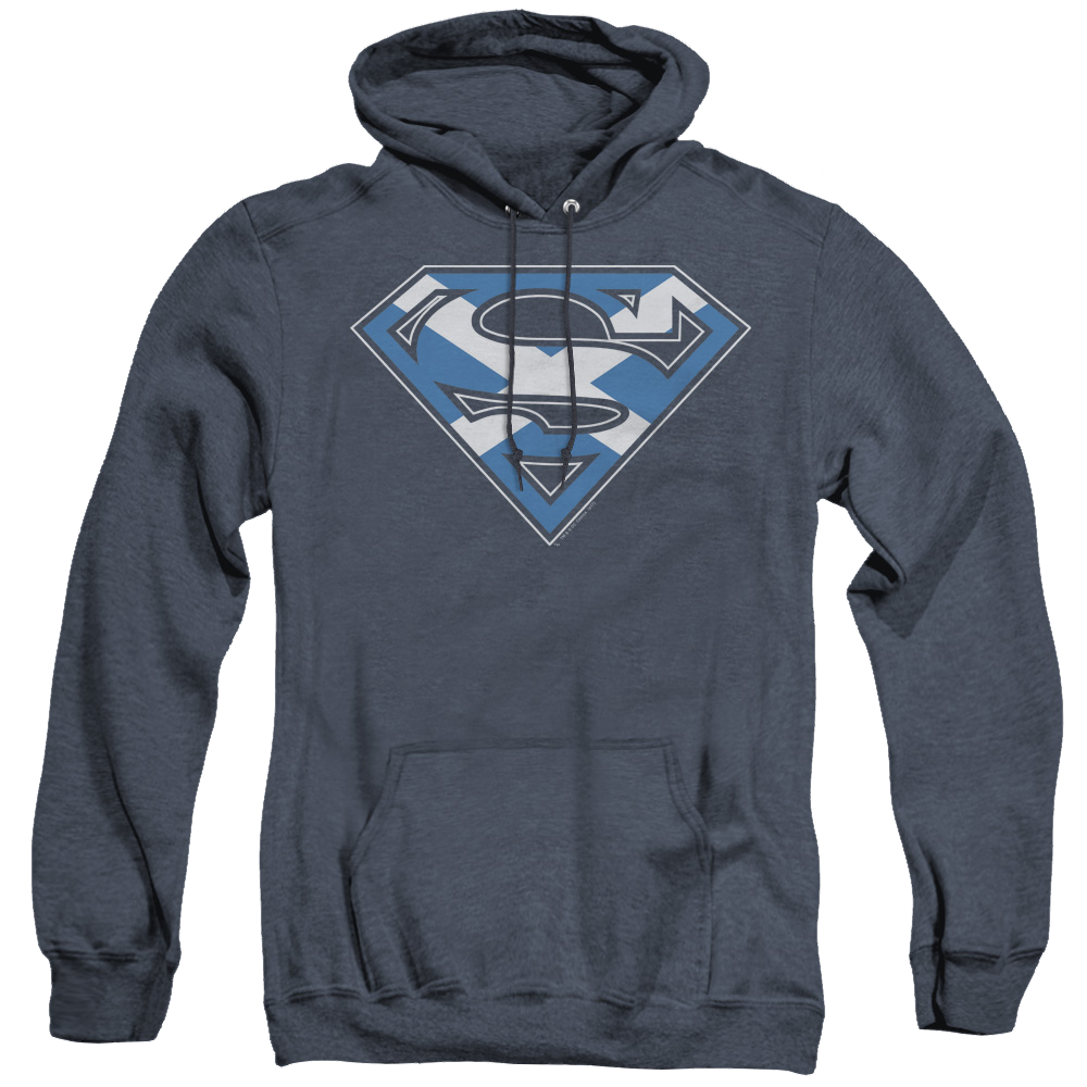 Superman Scottish Shield - Heather Pullover Hoodie Heather Pullover Hoodie Superman   