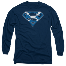 Superman Scottish Shield - Men's Long Sleeve T-Shirt Men's Long Sleeve T-Shirt Superman   