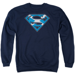 Superman Scottish Shield - Men's Crewneck Sweatshirt Men's Crewneck Sweatshirt Superman   