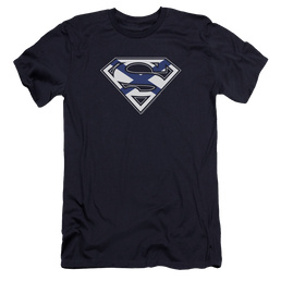 Superman Scottish Shield - Men's Premium Slim Fit T-Shirt Men's Premium Slim Fit T-Shirt Superman   